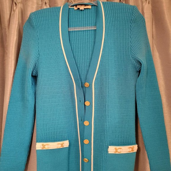 Worldly Things by Styltricot Vintage Teal Cardigan - Picture 4 of 8